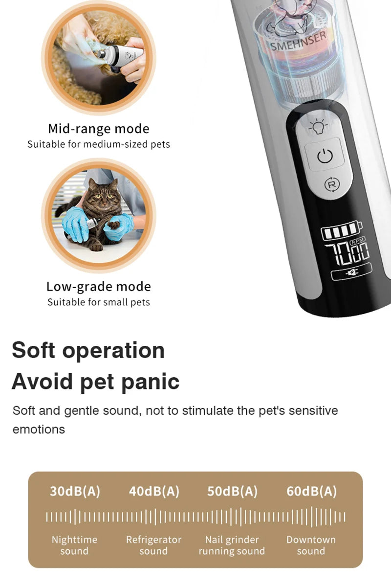 ComfyPaw Pro™ Dog Nail Grinder