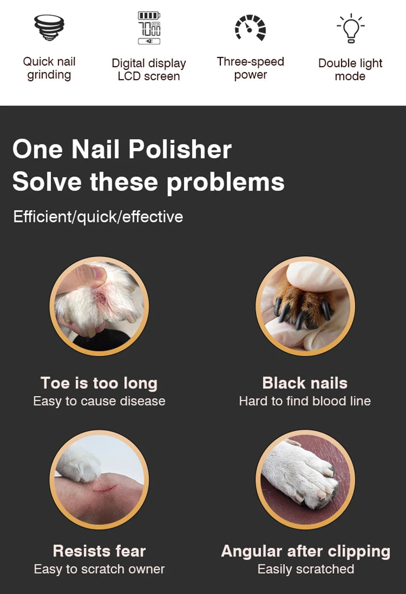 ComfyPaw Pro™ Dog Nail Grinder
